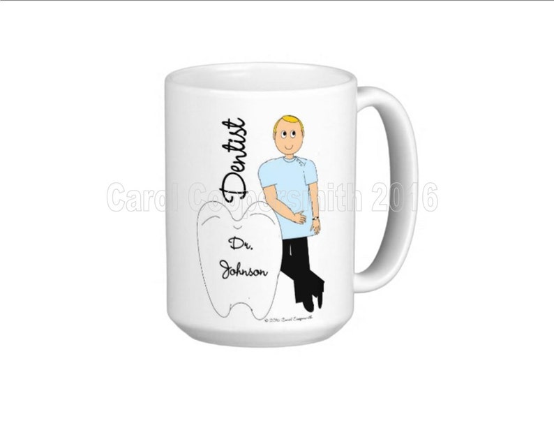 Dentist Mugs Male Personalized image 2