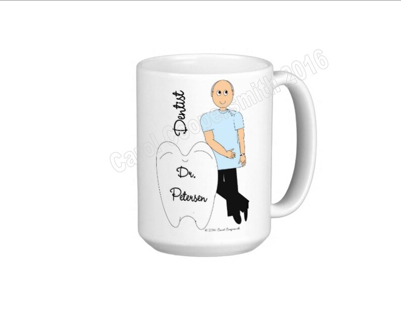 Dentist Mugs Male Personalized image 4