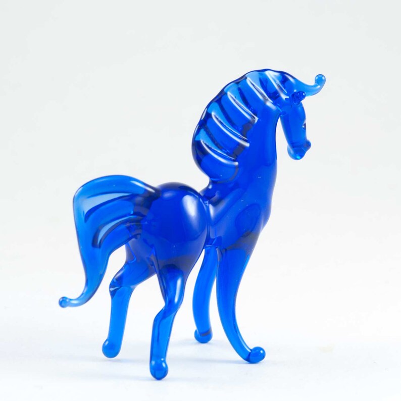 blown glass horse