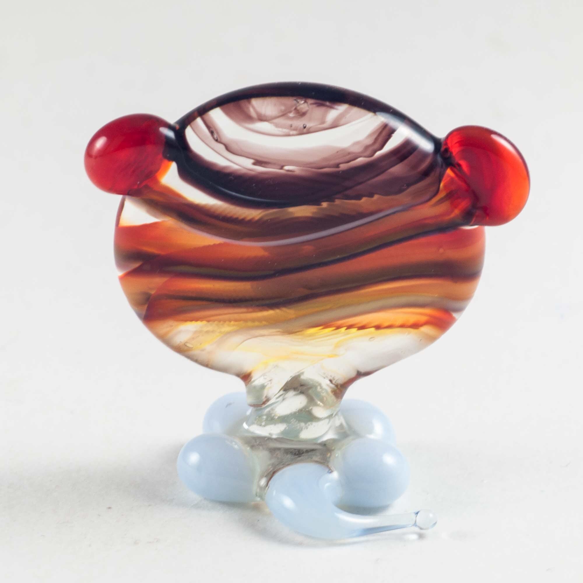 Glass Tiger Figurine / Blown Glass Tiger Figurine / Tiger Etsy