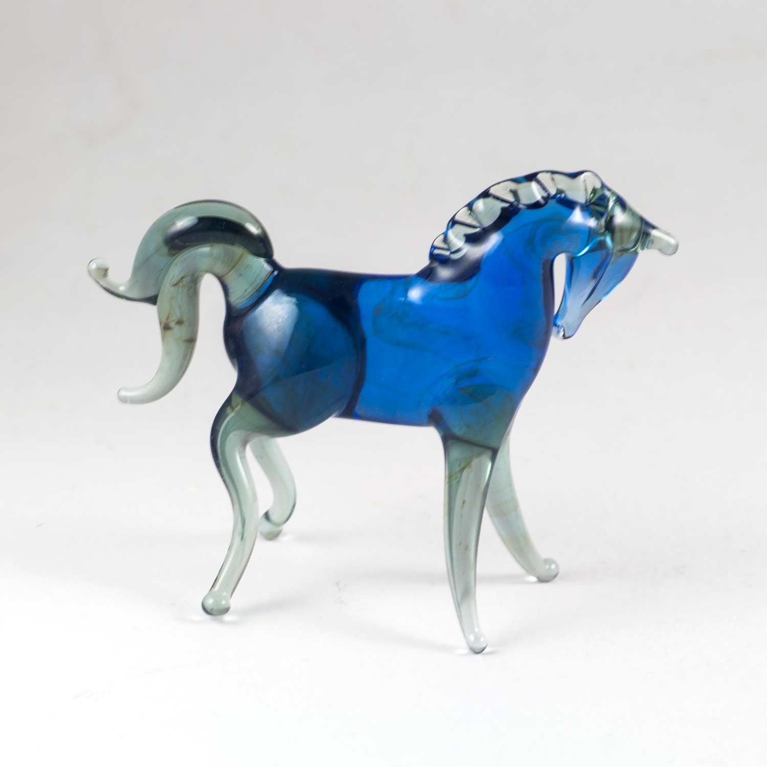 blown glass horse