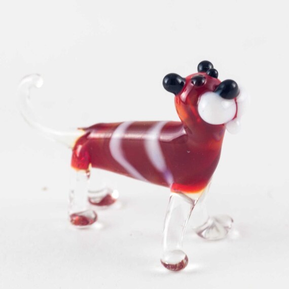 Set of 3 Tiny Glass Figurines Bear Moose Tiger Hand-Blown Art Collectible Tinies Set of 3 Tiny Glass Figurines Bear Moose Tiger Hand-Blown Art Collectible Tinies