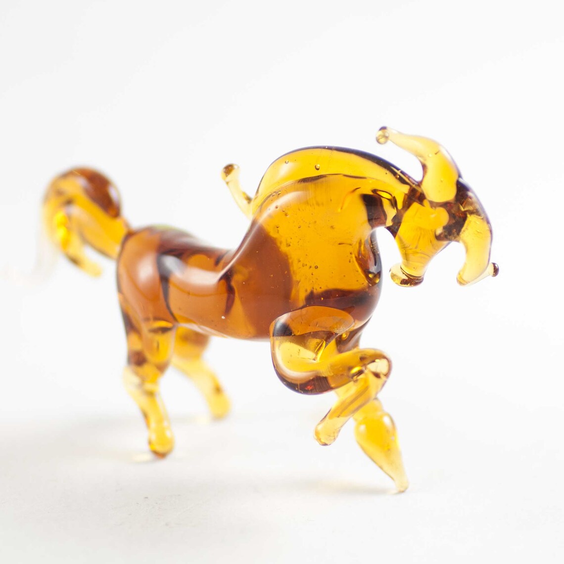 blown glass horse