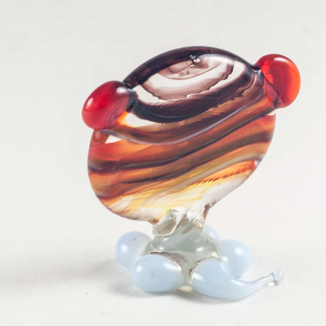 Glass Tiger Figurine / Blown Glass Tiger Figurine / Tiger Etsy