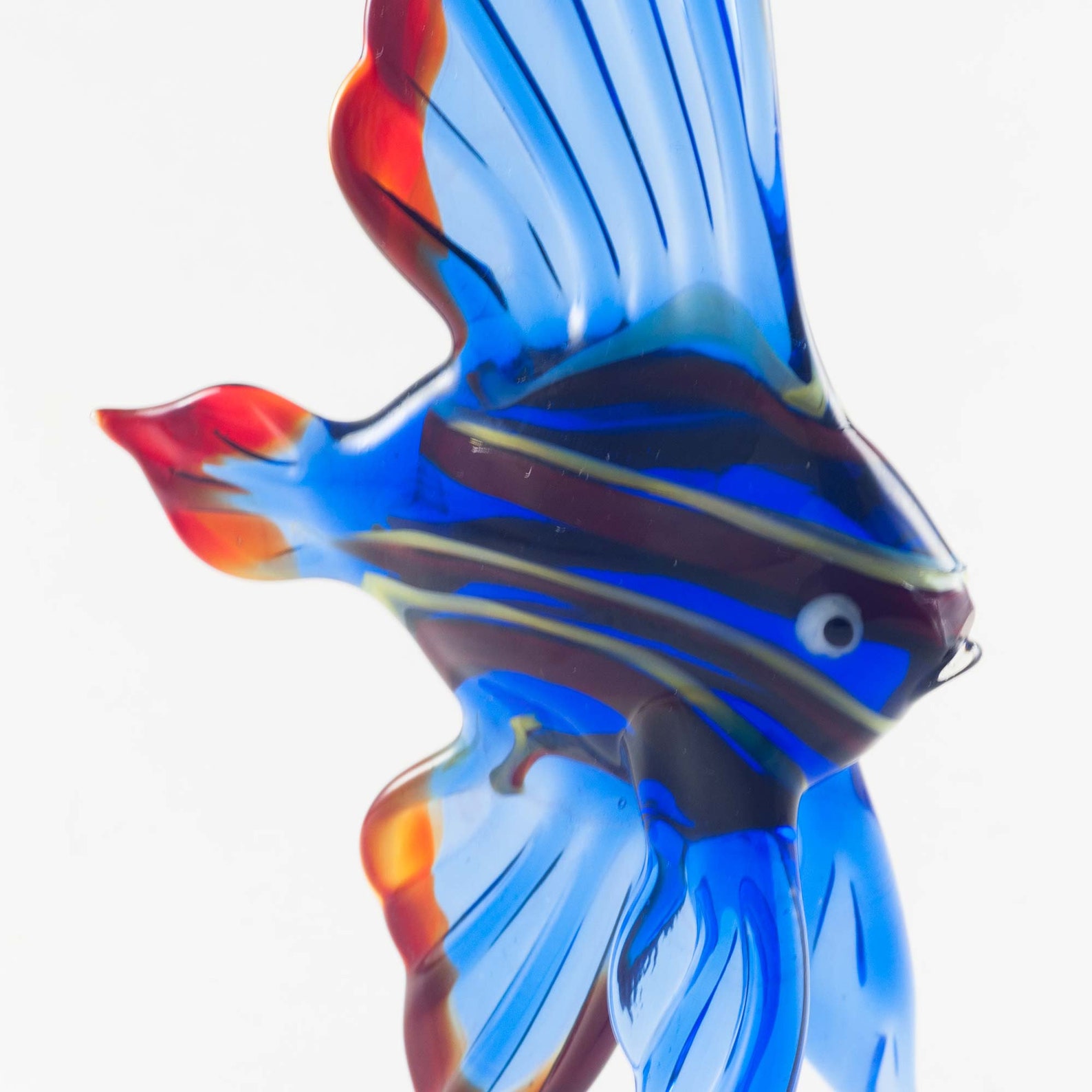 Glass Hanging Fish Sacalaria Figurine Blown Glass Fish Etsy