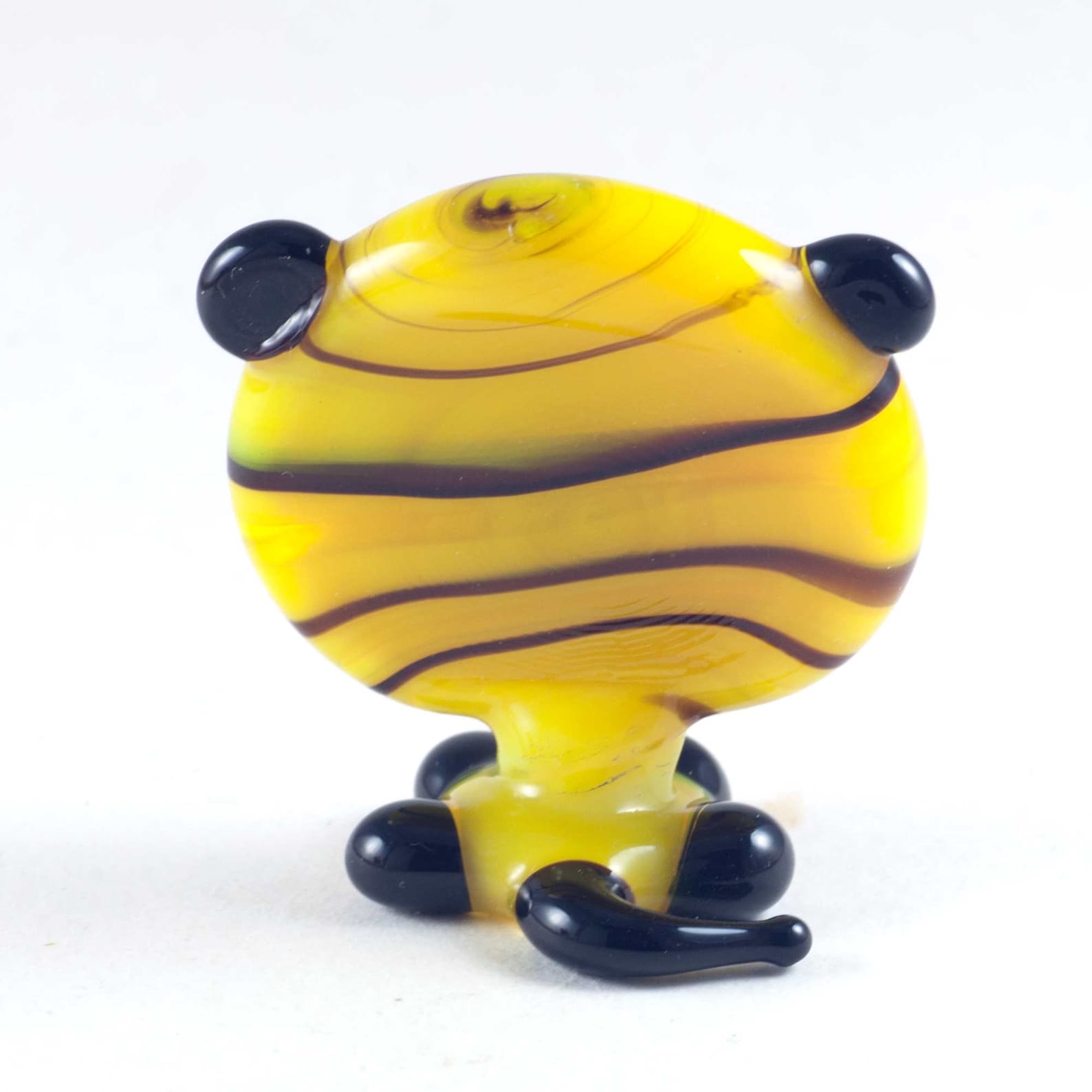 Glass Tiger Figurine / Blown Glass Tiger Figurine / Tiger Etsy