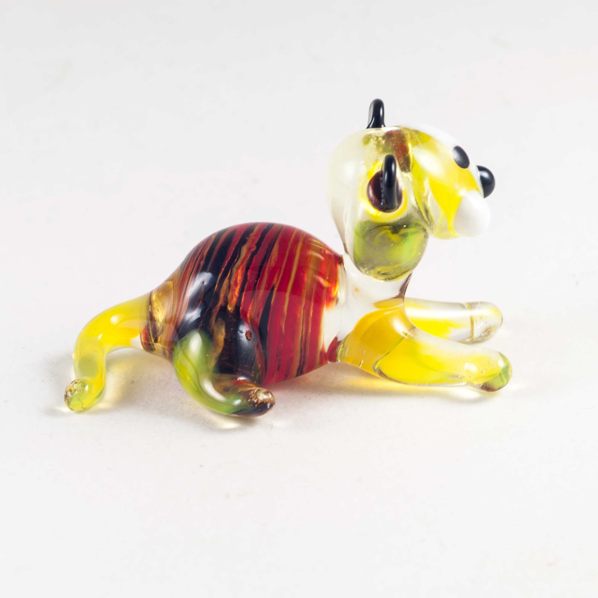 Glass Tiger Figurine / Blown Glass Tiger Figurine / Tiger Etsy