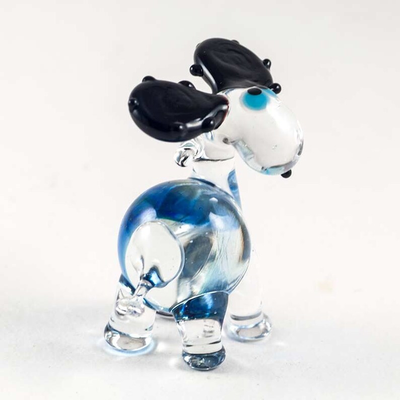 Glass Moose Figurine Blown Glass Elk Figure Moose Figurine | Etsy