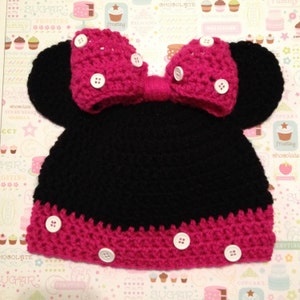 Mouse Crochet Hat