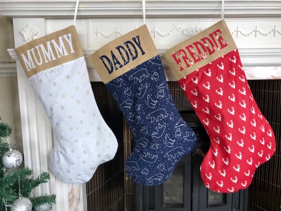 mummy christmas stocking