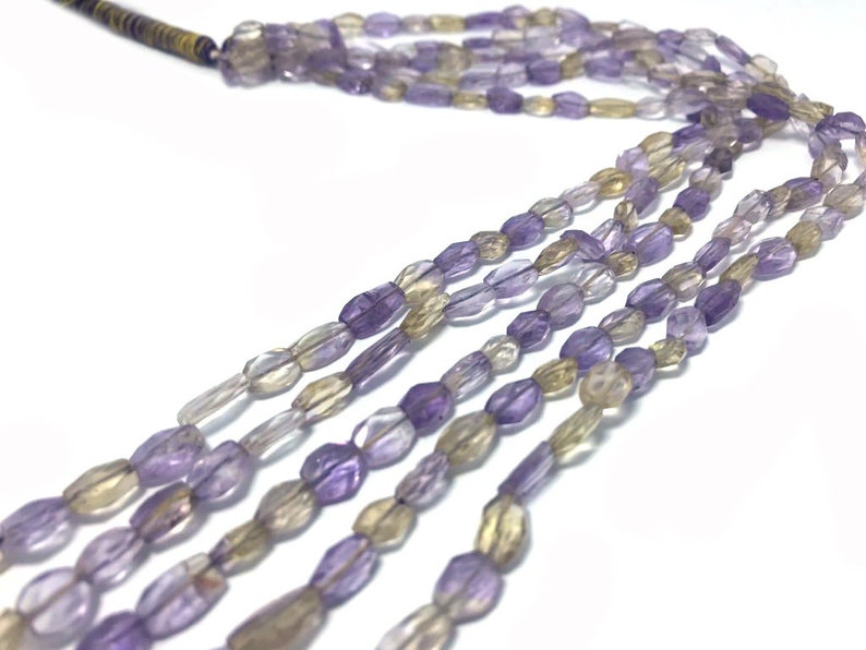 Natural Ametrine Faceted Oval