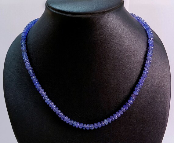 Tanzanite beads necklace deals