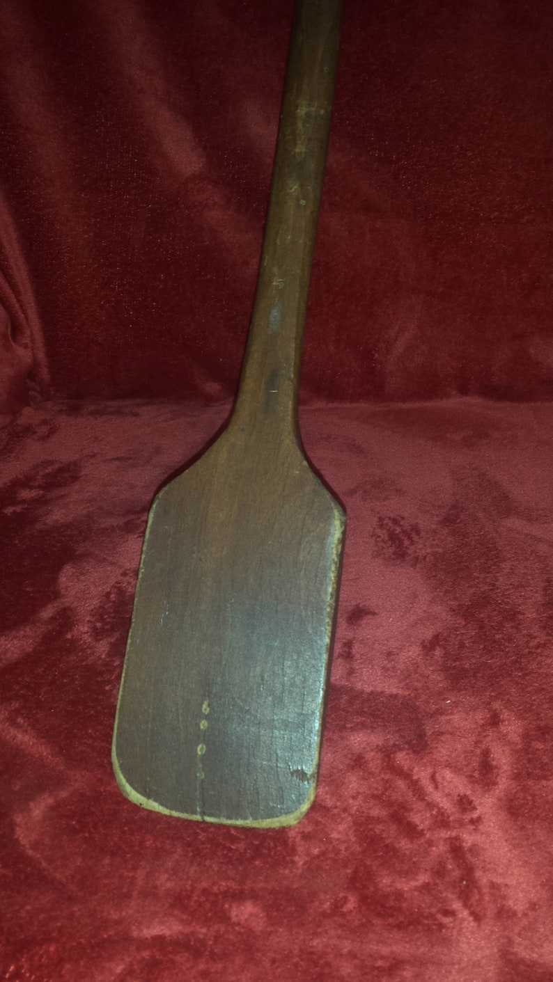 Antique Wooden Spatula Large Wooden Spoon Big Wooden Butter Etsy