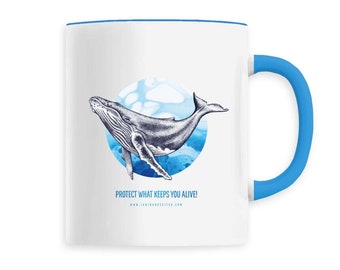 Mug - Humpback Whale - Ceramic mug - 330ml