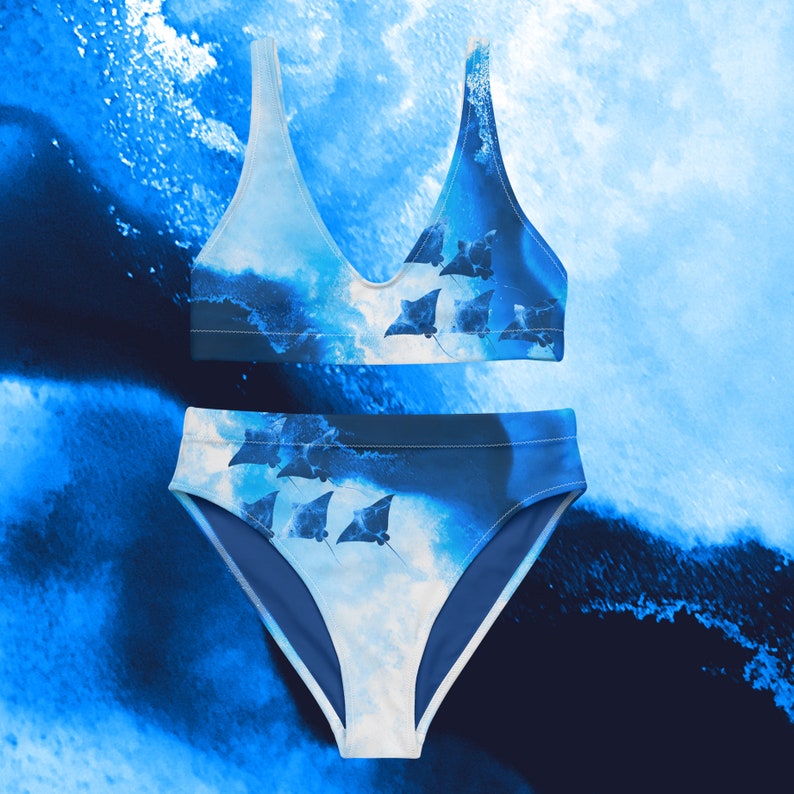 Bikini Ocean x Art Fusion Collection Recycled high-waisted image 2