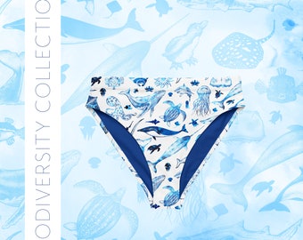 Bikini bottom - Biodiversity Collection Recycled high-waisted bikini bottom