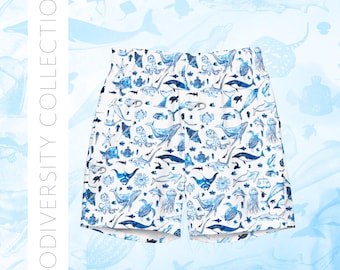 swim trunks - men - sustainable swim wear - recycled polyester - Biodiversity COLLECTION -  MEN - For surfers, swimmers and ocean lovers
