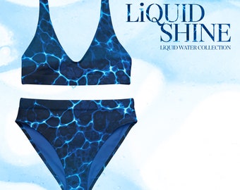 Bikini - LiQUID Shine Recycled high-waisted bikini - LiQUID WATER COLLECTION