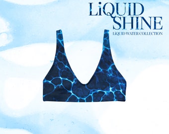 Bikini top - LiQUID Shine Recyled padded bikini top - LiQUID WATER COLLECTION