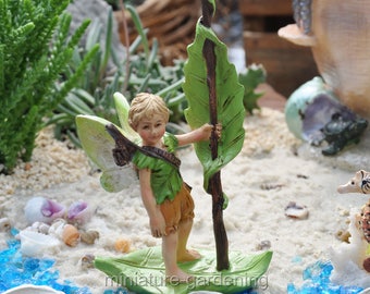 The River Elf for Miniature Garden, Fairy Garden