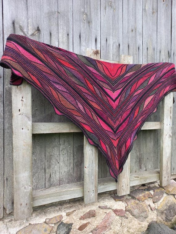 Wearable Art Butterfly-papillon Shawl,hand Knitted Butterfly