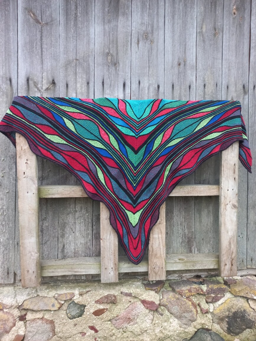ravelry papillon shawl