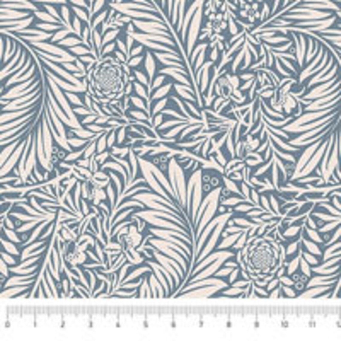 V & A William Morris Fabric Larkspur Soft Blue. For Etsy
