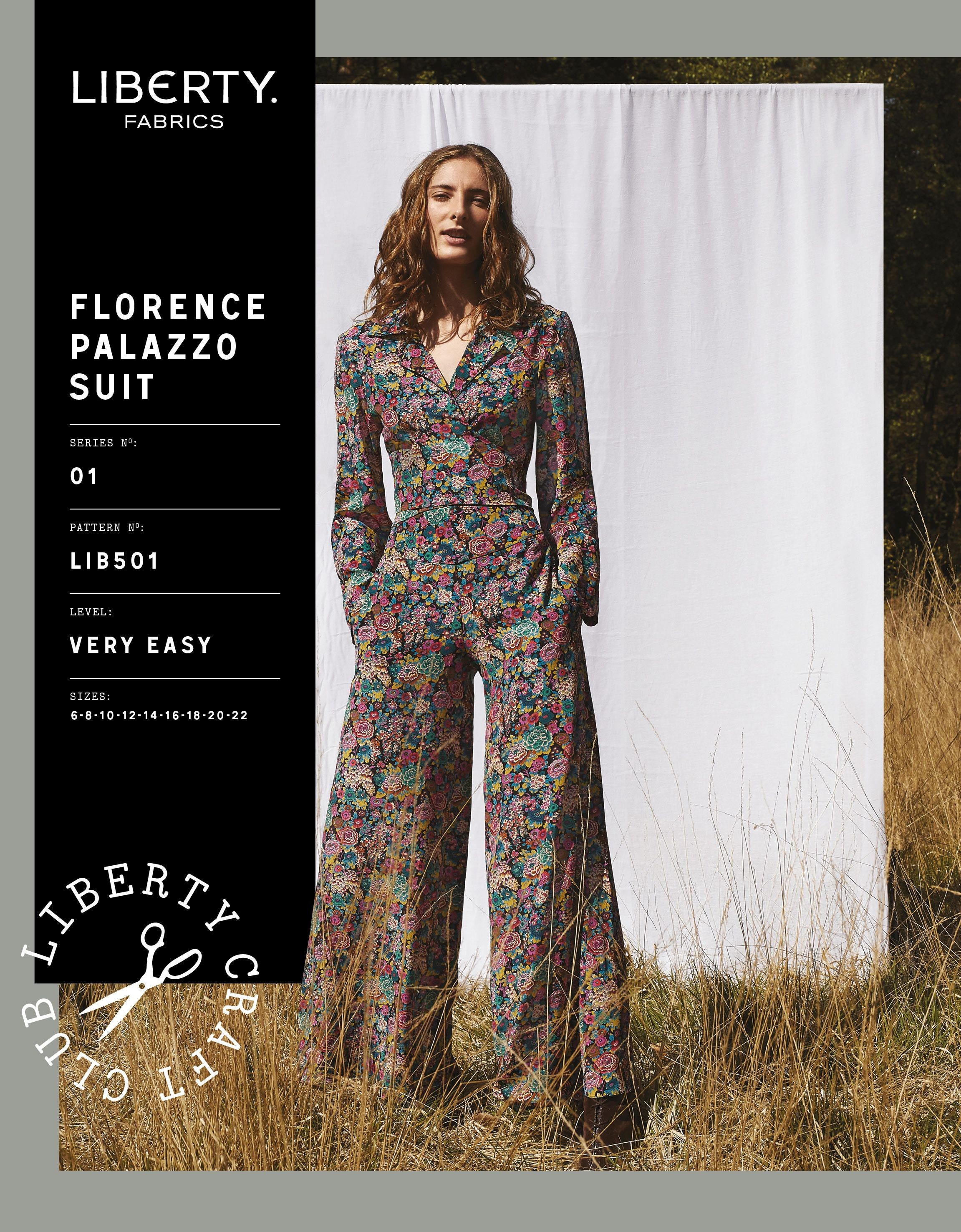 Liberty Florence Pattern Palazzo Suit Sewing Pattern Sizes 6 | Etsy