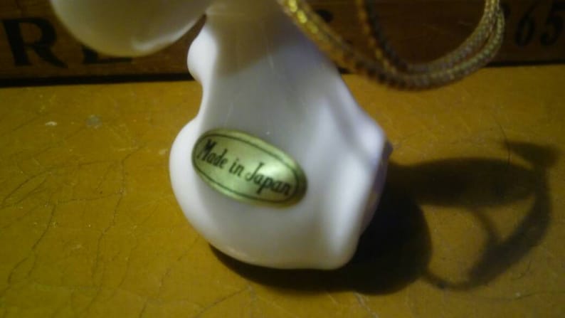 Vintage White Mouse Made in Japan