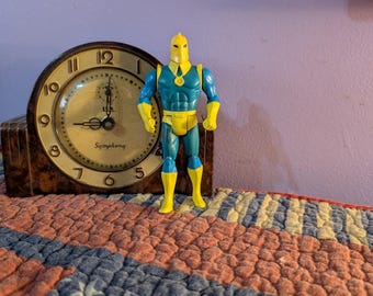 Free Shipping US 1985 Kenner DC Super Powers Dr. Fate, Vintage DC Comics Action Figure Blue and Yellow 1980's Action Figure, Doctor Fate
