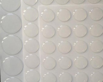 Polyurethane Resin Clear Domes -16mm or 18mm round -Trade Prices -UK Manufacturer - Pack of 50,100,200,500,1000- not epoxy, glass, cabochons
