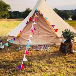 Bright Wedding Bunting: Garden Party Banner