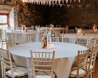 Hessian and Floral wedding Bunting, Rustic Wedding Marquee Decor, Barn wedding bunting