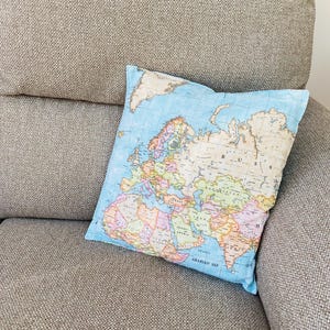 World Map Bunting, Map bunting, Cotton Atlas Bunting Flags and matching items image 14