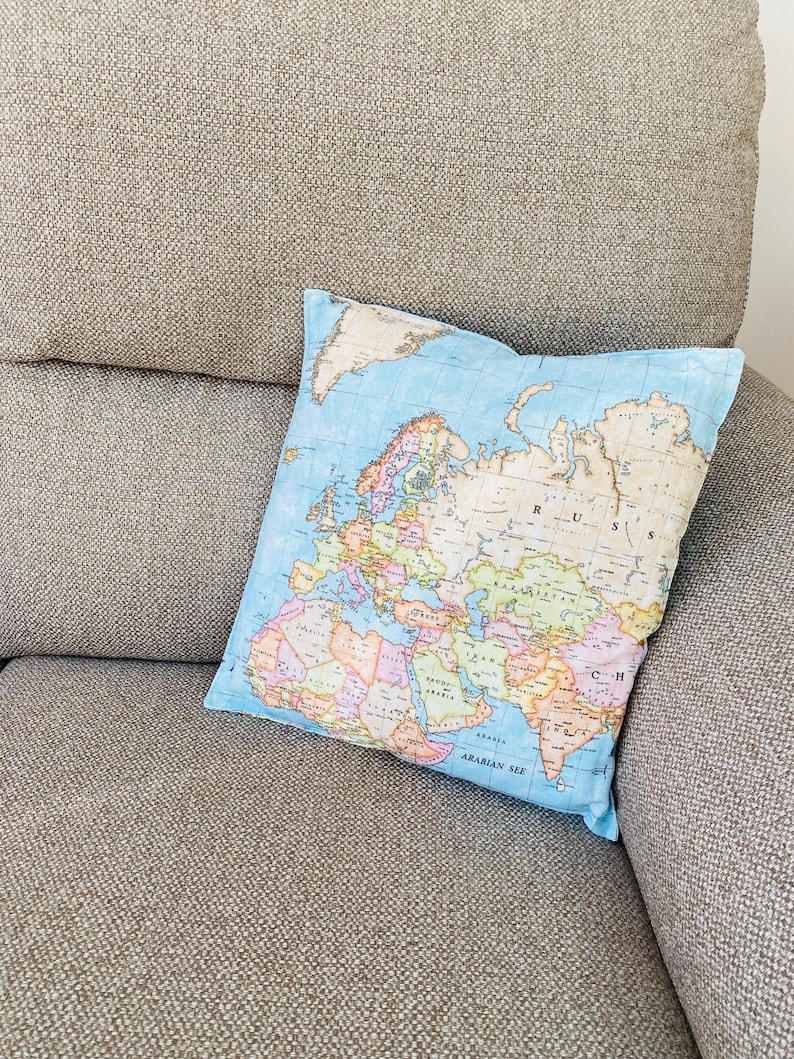 World Map Bunting, Map bunting, Cotton Atlas Bunting Flags and matching items image 14