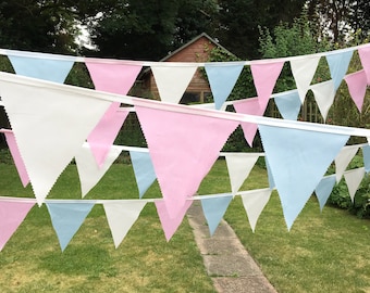 Wedding Bunting, Pastel colours wedding bunting, Long bunting, choose your own colours bunting