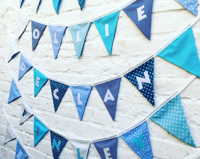 Personalised Bunting, Personalized Bunting, Name Bunting, Baby Name ...
