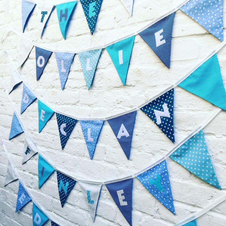 Personalised Bunting Personalized Bunting Name Bunting Baby Etsy UK