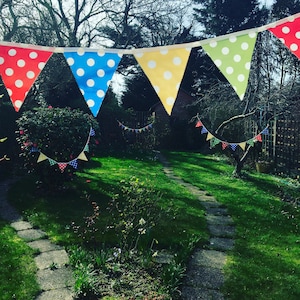 Waterproof bunting banner, outdoor bunting, oilcloth/pvc bunting/ banner, Garden bunting, Rainbow bunting, Party bunting