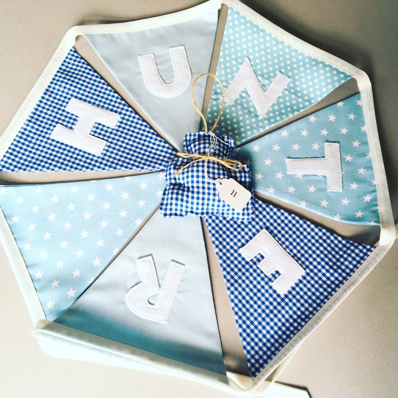 Personalised bunting Personalized bunting Name bunting Baby image 1