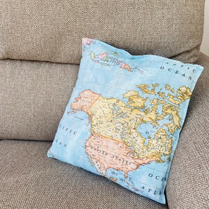 World Map Bunting, Map bunting, Cotton Atlas Bunting Flags and matching items image 13