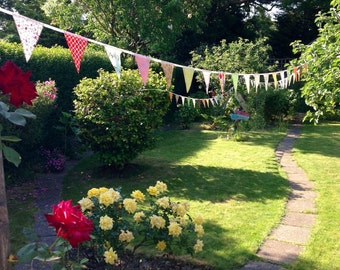 Wedding floral Bunting, Floral Bunting,  Garden Party Wedding Banner
