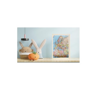 World Map Bunting, Map bunting, Cotton Atlas Bunting Flags and matching items image 11
