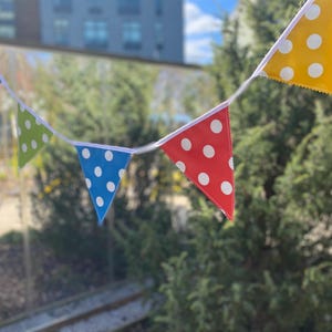 Waterproof bunting banner, outdoor bunting, oilcloth/pvc bunting/ banner, Garden bunting, Rainbow bunting, Party bunting