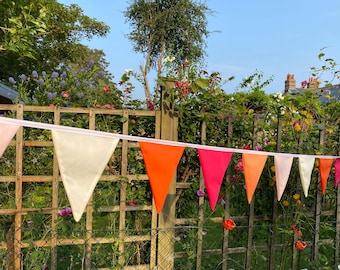 Pastel Wedding Bunting, Colorful Party Bunting Banner