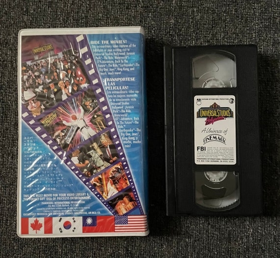 Universal Studios Hollywood Tour VHS Video! JAWS! Jurassic