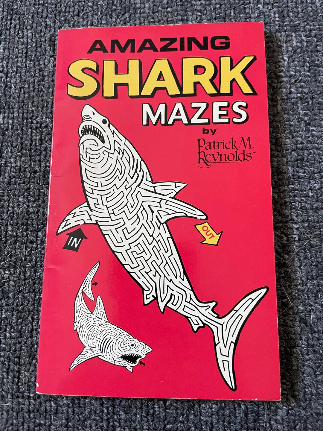 1979 Amazing Shark Mazes Unused Book! JAWS Craze! Weekly Reader Books ...