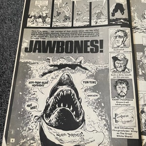 Very Rare, Vintage 1975 JAWS Child Underwear From the U.K. Great White Shark  