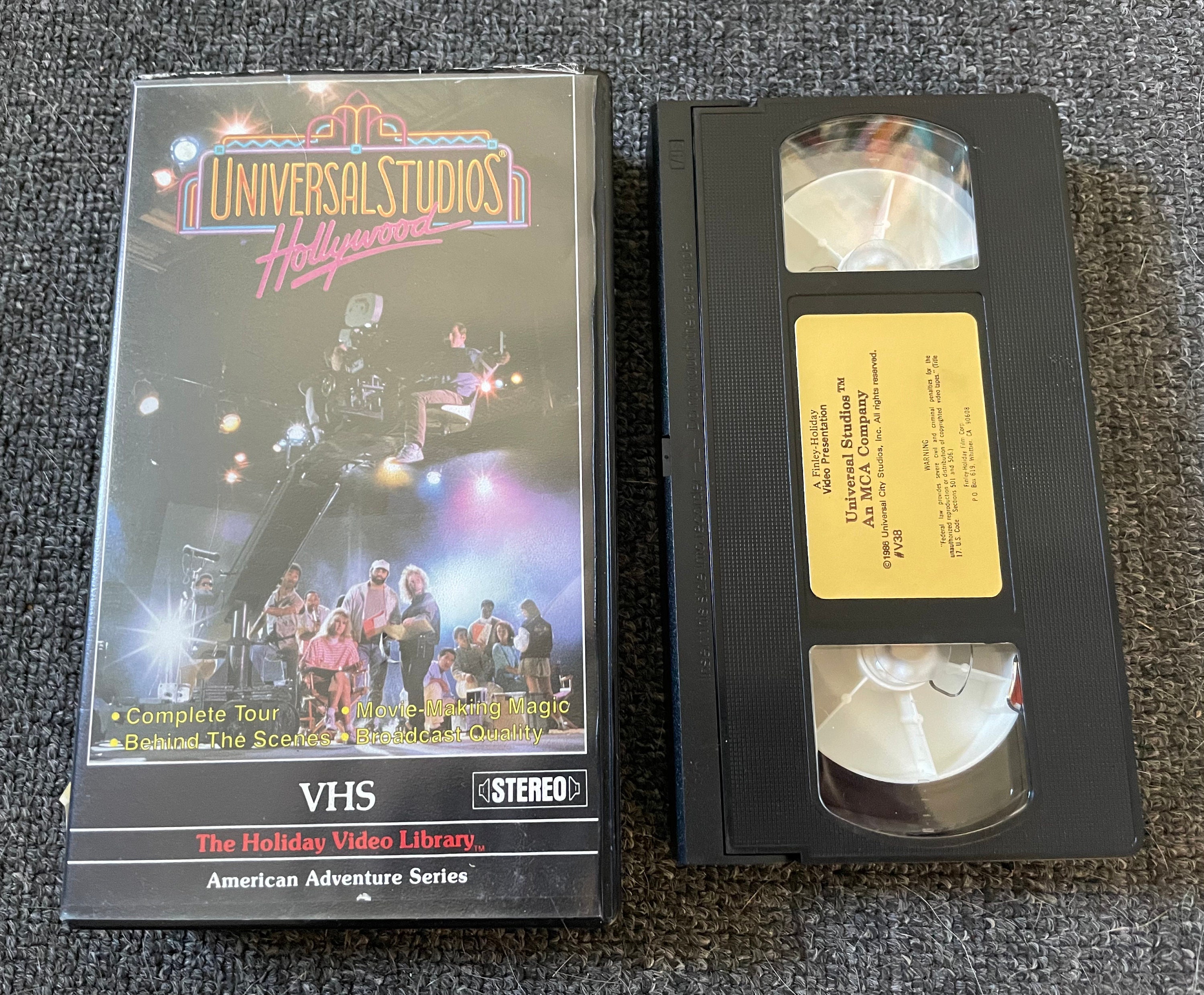 1989 Universal Studios Hollywood VHS! JAWS! King Kong! Star