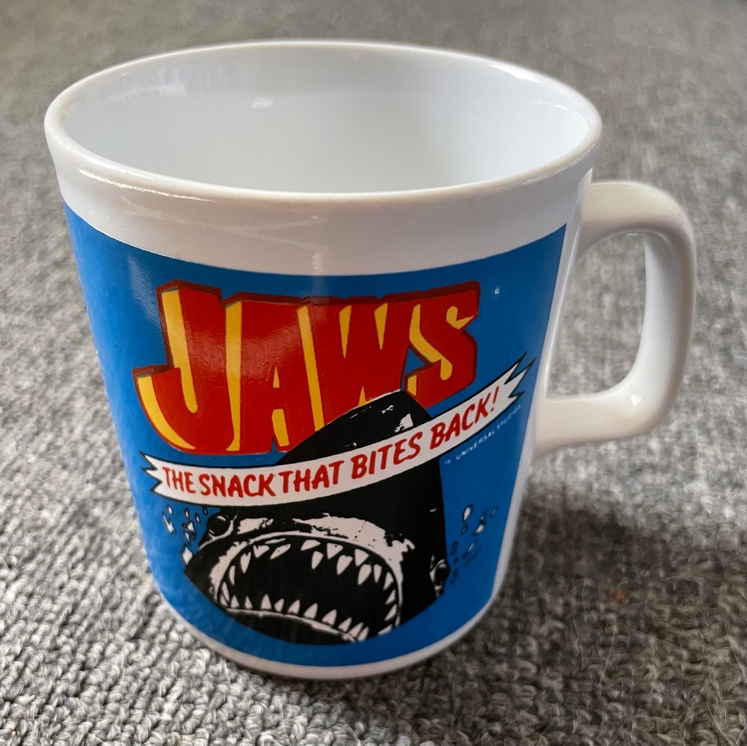 1976 U.K. JAWS Crisps Snack Ceramic Drink Mug Double Sided Etsy